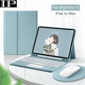 Новата безжична клавиатура Magic Keyboard за iPad на 10-то поколение 10.9 Case Pro 11 12.9 2022 Mini 6, Руско-испански-Корейска клавиатура Bluetooth