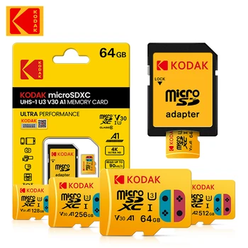Карта памет KoDak 128 gb, 256 Gb mini SD карта клас 10 32 GB U3 64 gb високоскоростна флаш-карти, мини-SD TF карта, mini-SD карта