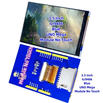 Заводска оригинална електронна 3,5-инчов UNO MEGA 2560 DUE Blue, модул No Touch ILI9486 Ar 320 * 480