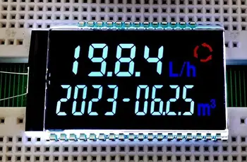 LCD-панел с отрицателен сегмент IPS 31PIN VA с черна лента и широк температурен дисплей Разходомер с подсветка