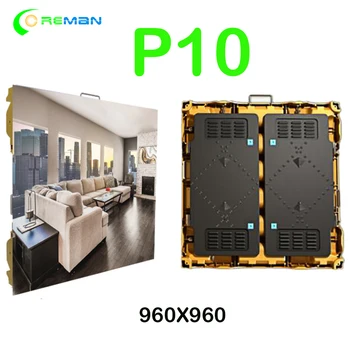 Epistar Chip smd3535 outdoor p10 rental led display screen 960X960mm шкаф pantalla led реклама P8 P5 P6