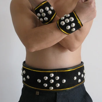 колан за тренировка на ноктите кунг-фу Nanquan тай чи гривни за бойни изкуства колан + МАНШЕТ най-високо качество