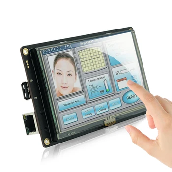 8,0-инчов HMI 800 * 600 TFT LCD Монитор марка UART HD STONE Пълноцветен екран с платка контролер + Вградена система за промишлени